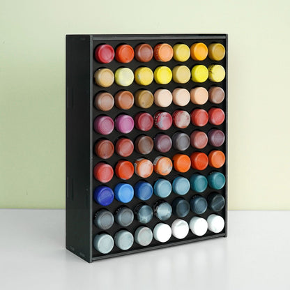 63 Holes Paint Rack for 2oz Acrylic Bottles - Sanfurney