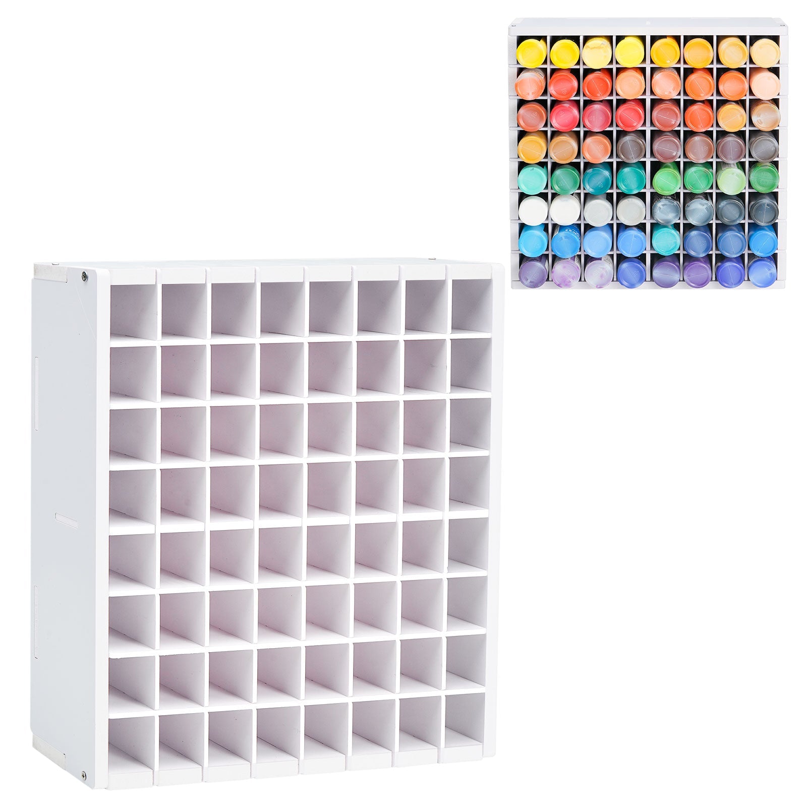 64 Grids Craft Paint Storage Organizer - Sanfurney