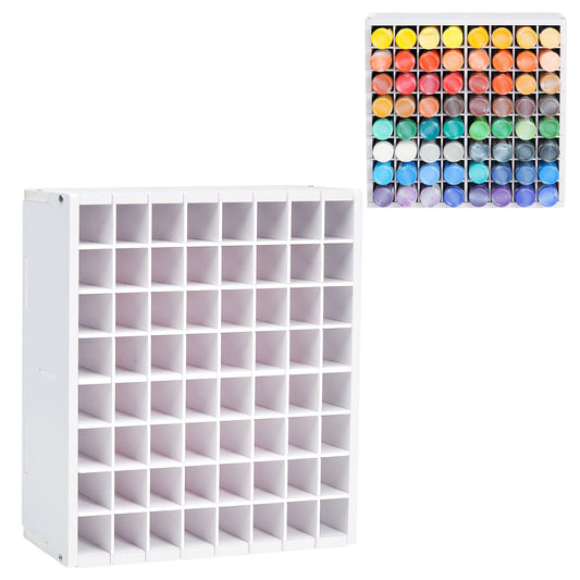 64 Grids Craft Paint Storage Organizer - Sanfurney