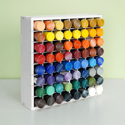 64 Grids Craft Paint Storage Organizer - Sanfurney