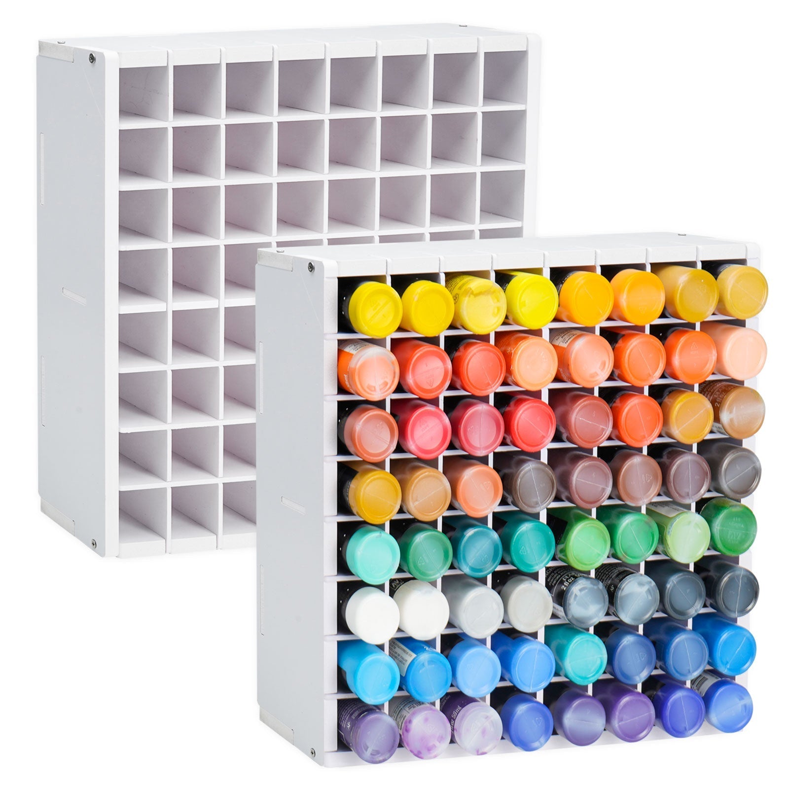 64 Grids Craft Paint Storage Organizer - Sanfurney