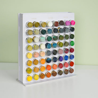 64 Holes Paint Rack for 17ml Dropper Bottles - Sanfurney