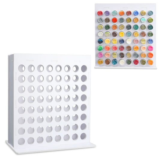 64 Holes Paint Rack for 17ml Dropper Bottles - Sanfurney