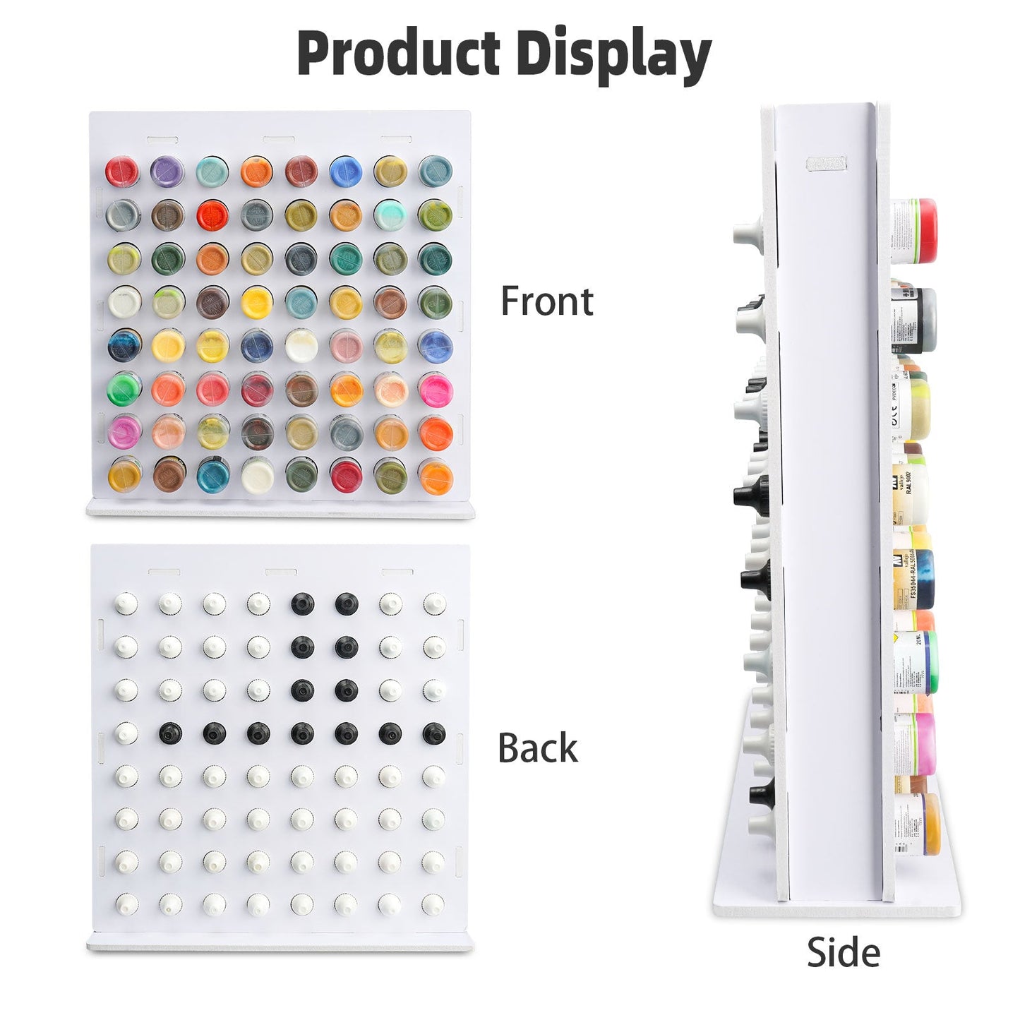 64 Holes Paint Rack for 17ml Dropper Bottles - Sanfurney