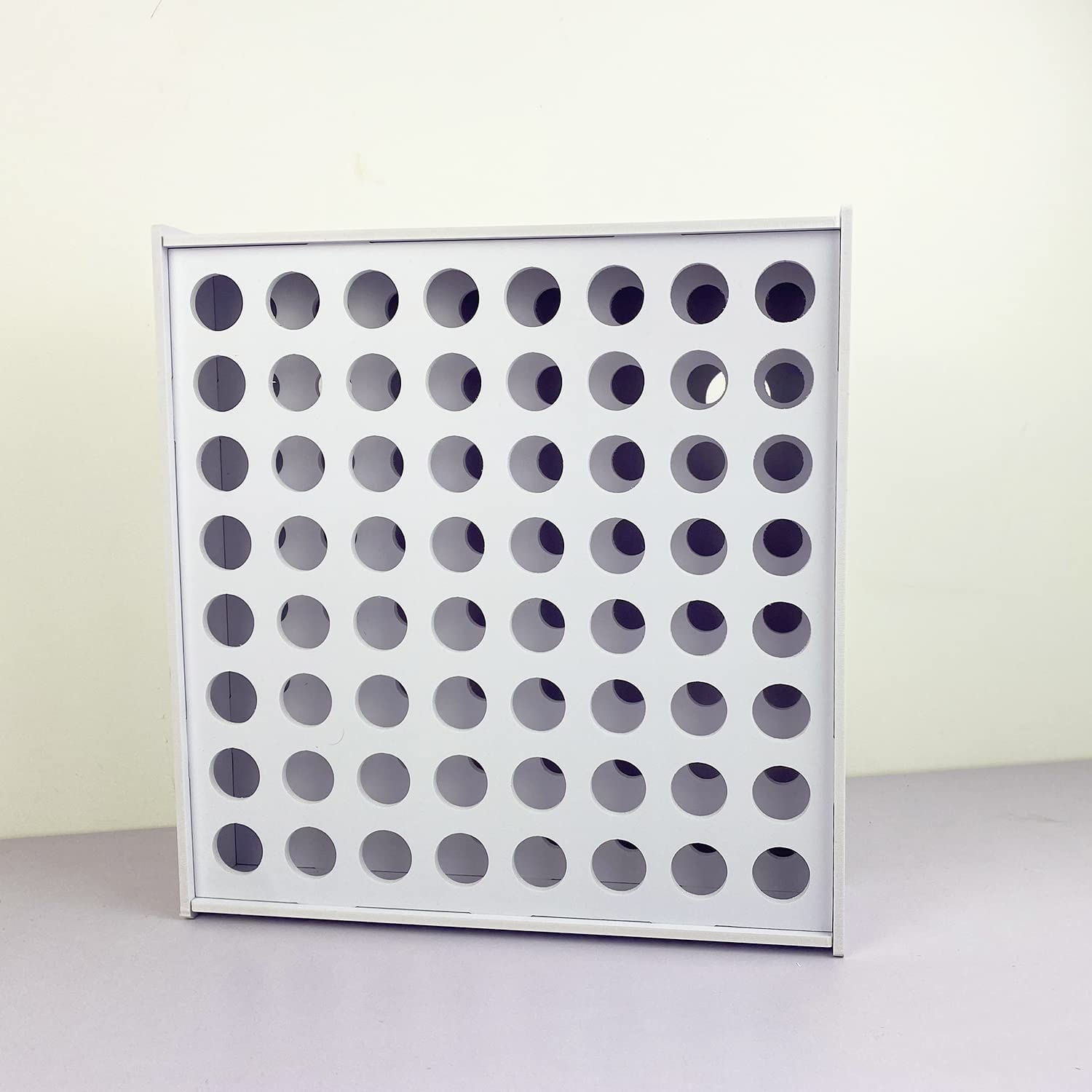 64 Holes Paint Rack for 17ml Dropper Bottles, Wall - mounted - Sanfurney