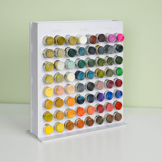 64 Holes Paint Rack for 17ml Dropper Bottles