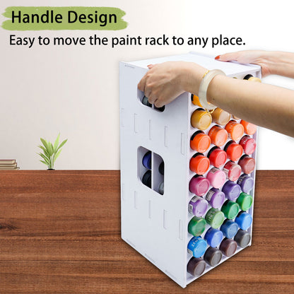 72 Holes Spinning Paint Storage Tower - Sanfurney