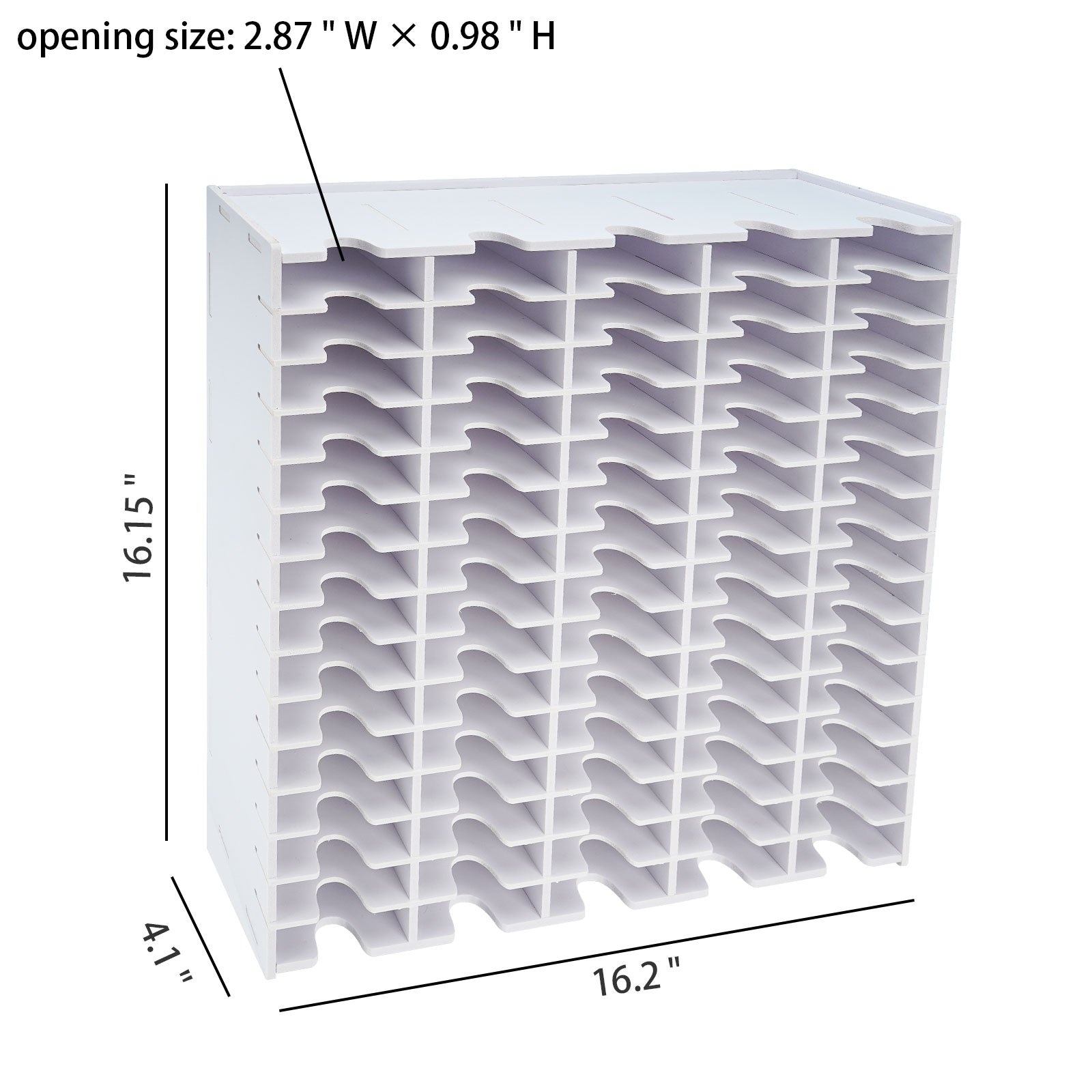 75 Slots Slim Ink Pad Rack - Sanfurney