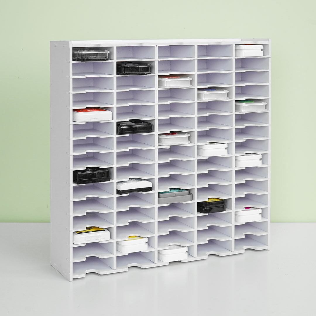 75 Slots Slim Ink Pad Rack - Sanfurney