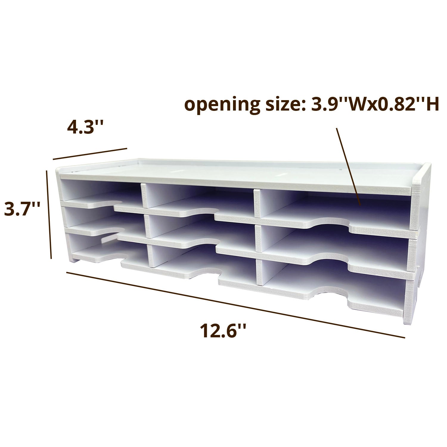 9 Slots Standard Ink Pad Top Rack - Sanfurney