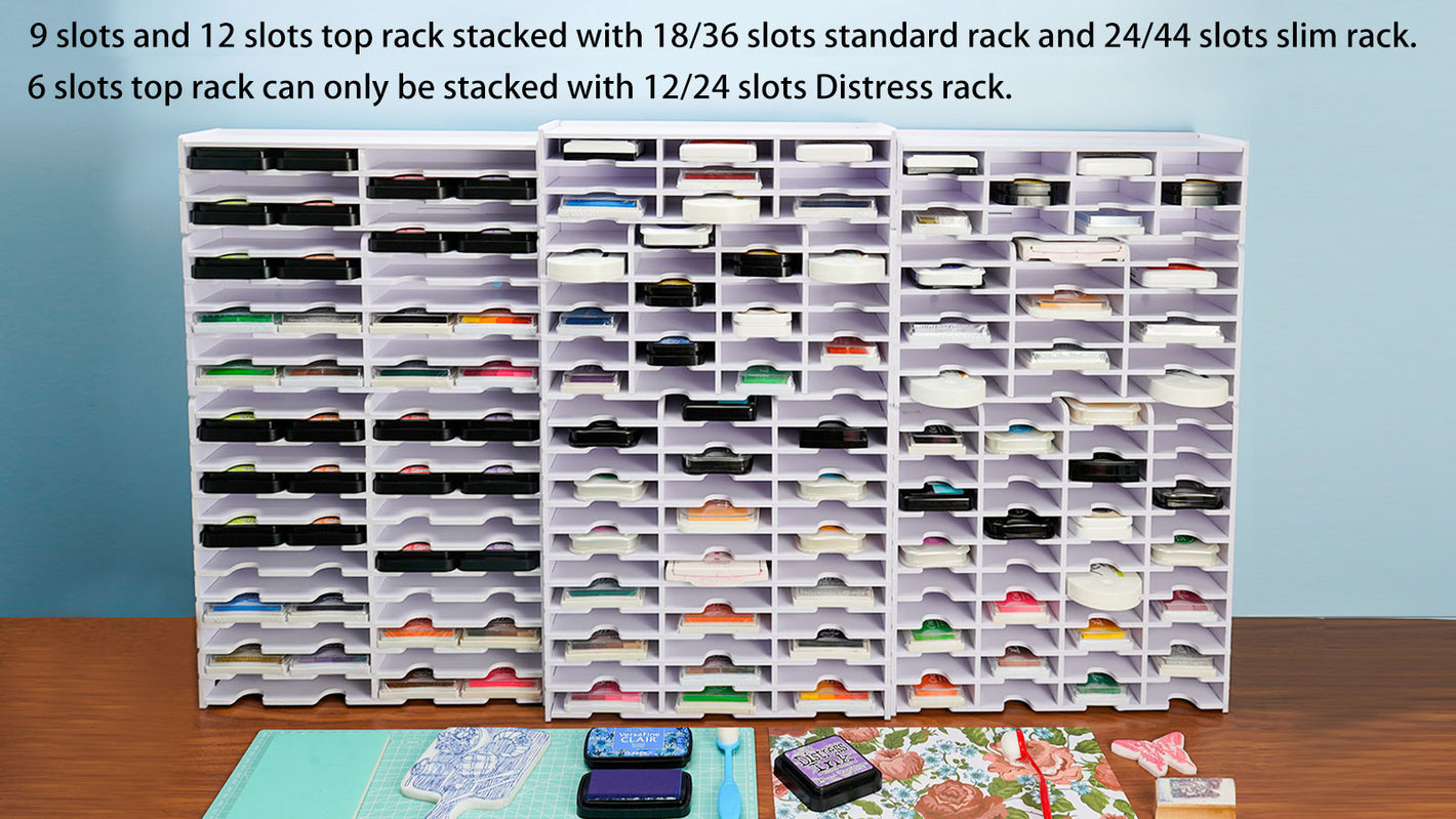 Slim Storage Shelf for Ink Pads (36-120 Slots)