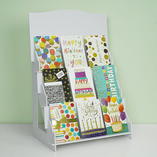 Greeting Card Display Stand Postcard Organizer - Sanfurney