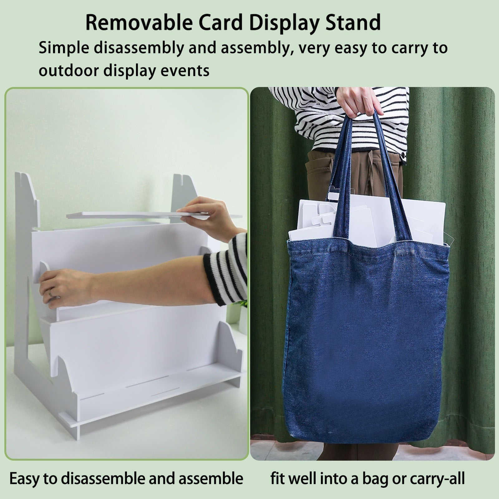 Greeting Card Display Stand Postcard Organizer - Sanfurney