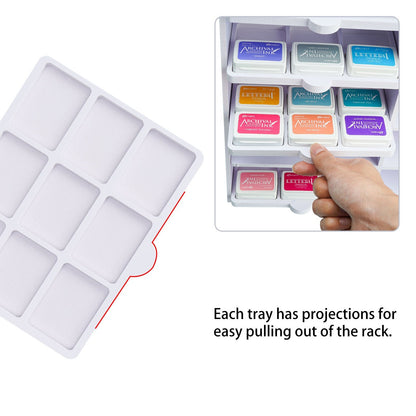 Ink Pad Cube Caddy, 5 Trays - Sanfurney