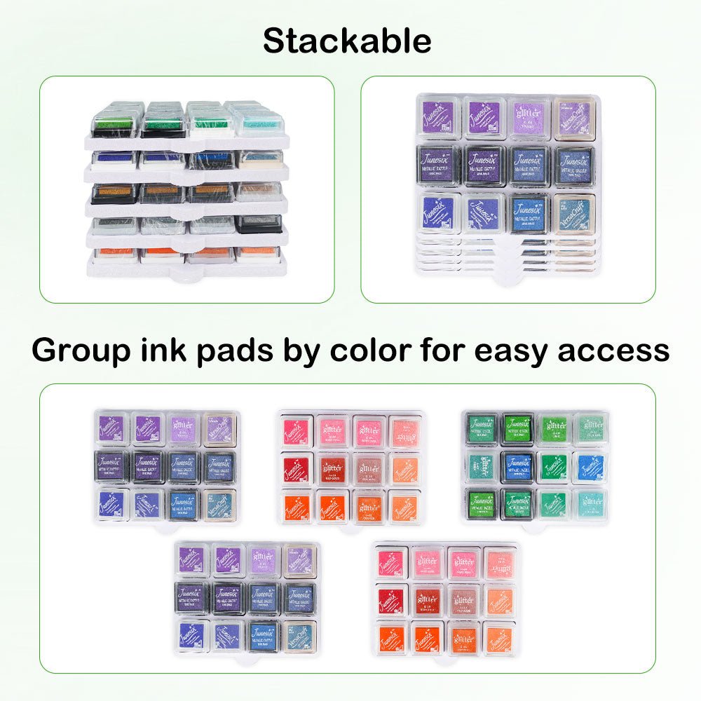 Ink Pad Cube Caddy, 5 Trays - Sanfurney