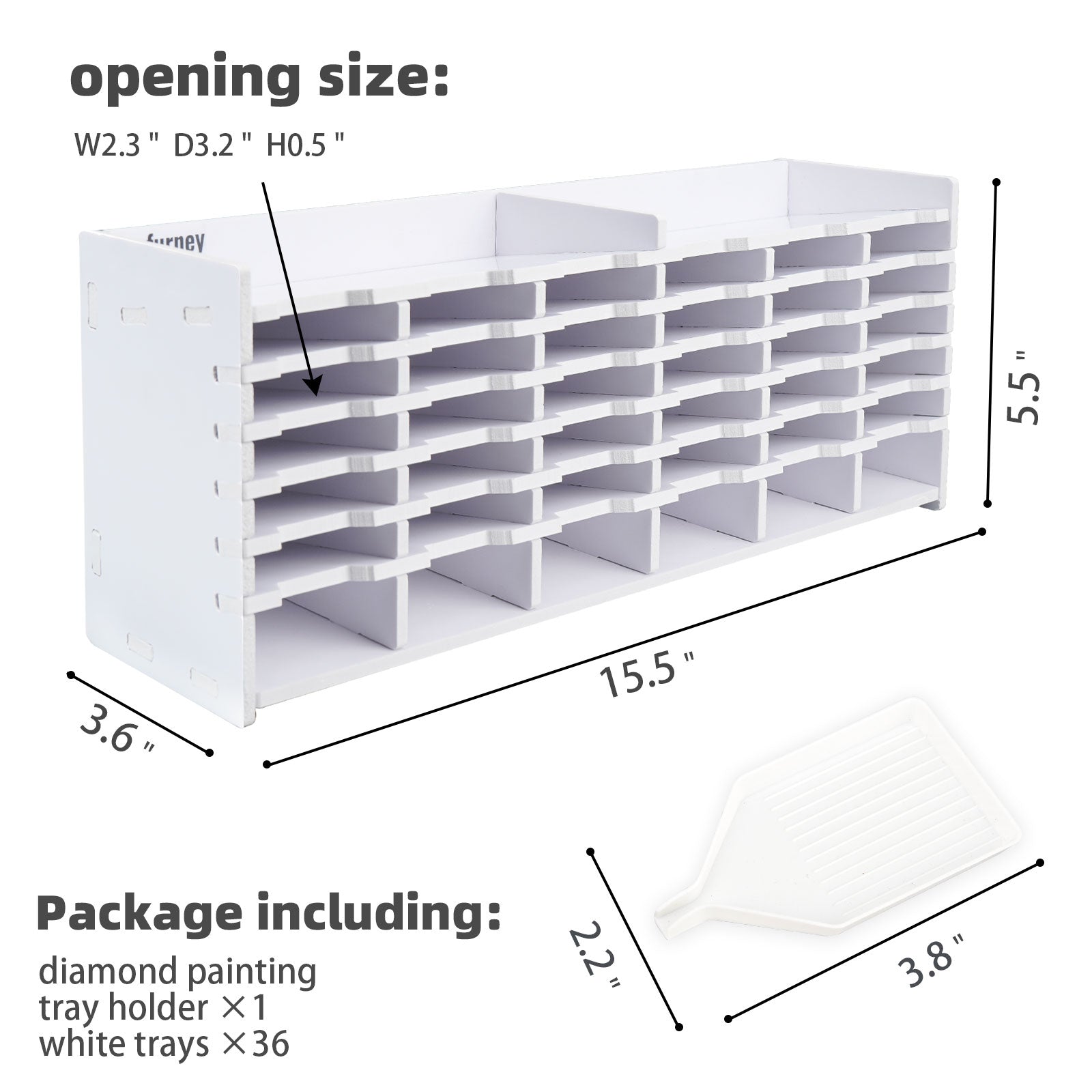 Diamond Painting Tray Organizer 4 Slots Trays Holder To Keep Trays