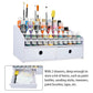59 Holes Paint Bottles Storage Rack with Cabinet