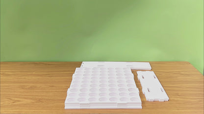 63 Holes Paint Rack for 2oz Acrylic Bottles