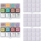 mini ink pad cube caddy, set of 5 trays, total 60 grids